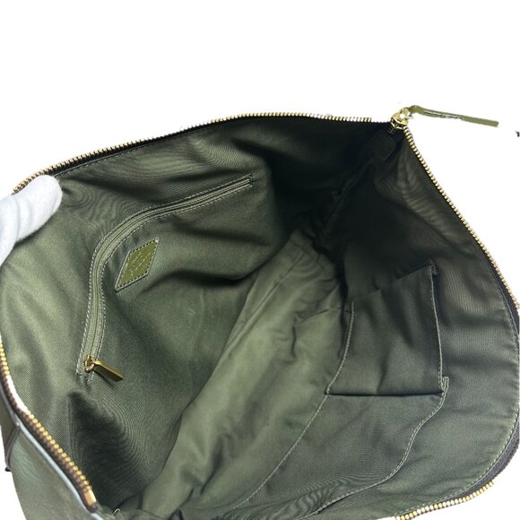 Fossil Classic Two-Tone Green Leather Tote – Genuine Leather – Pre-Owned - Picture 7 of 16